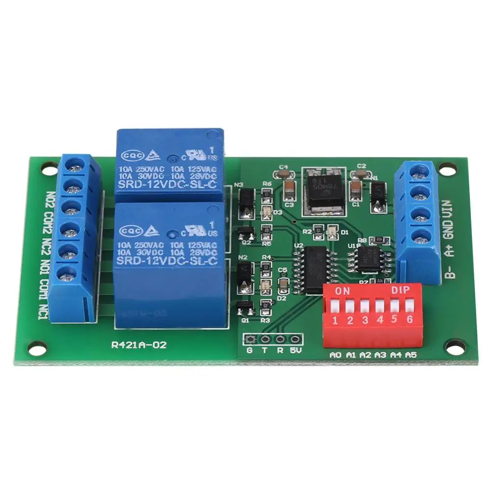 RTU & AT Command 2 RS485 релейный контроллер ПЛК серия UART порт Swit ассортимент|Реле| |