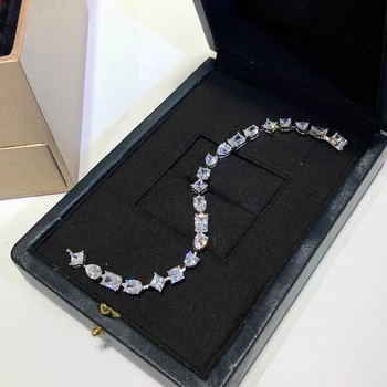 

Hot Brand Pure 925 Sterling Silver Jewelry For Women Big Diamond Flower Bracelet Cute Sweet Jelly Hot Bracelet Silver Jewelry