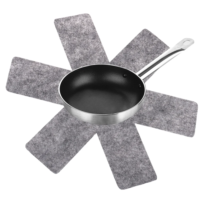 Разделители для кастрюль и сковородок 3 шт./лот с серым принтом премиум-класса