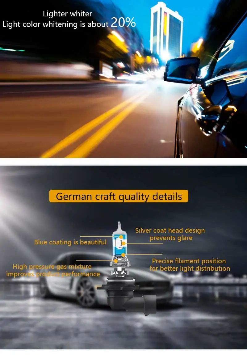 OSRAM Ночной выключатель лазер нового поколения 9006 HB4 12 в 51 Вт P22d автомобильный головной светильник Противотуманные фары+ 150 яркость 9006NL(двойной