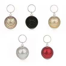 Модная женская сумка круглой формы, дамская сумочка на свадьбу, выпускной вечер, вечерняя сумочка, женские элегантные вечерние сумочки на запястье, клатч, банкетный кошелек, сумка-тоут