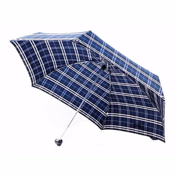 

Parasol Black Umbrella Creative Cute Cartoon Lamp 5 Folding Umbrella Bag Children's Toys Rain Female Plaid Lattice Bear W