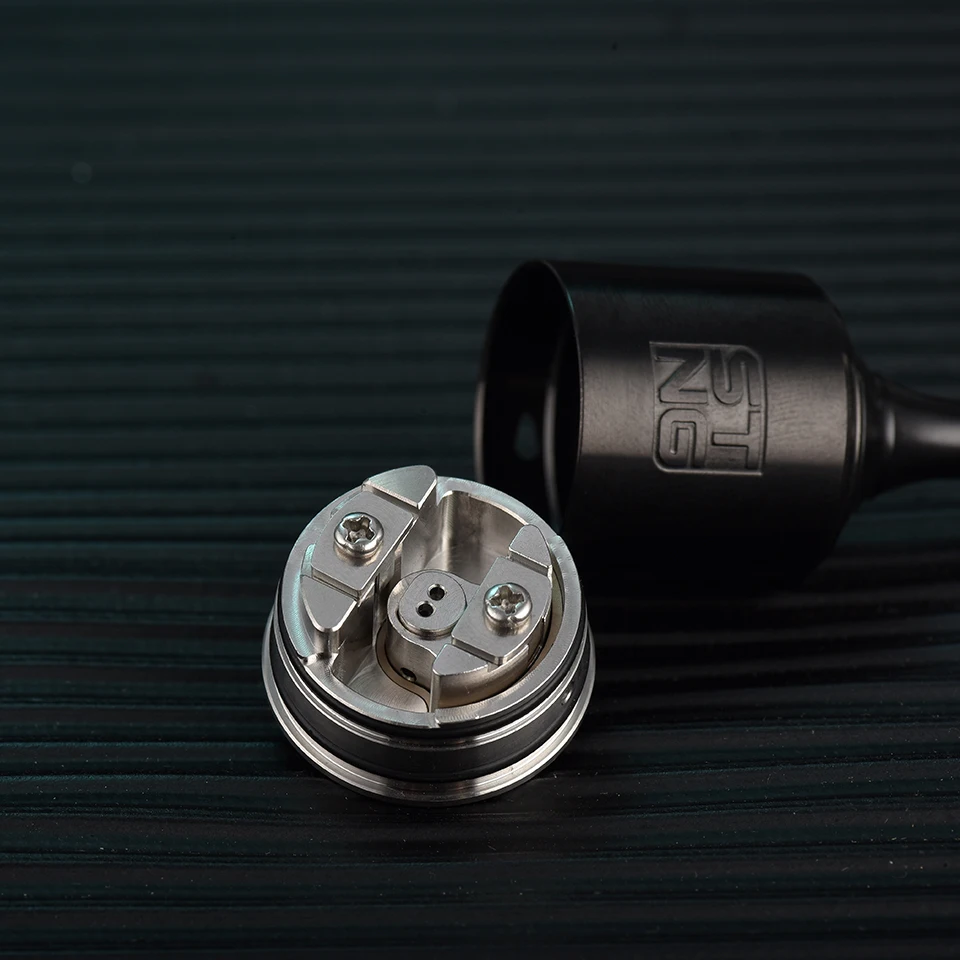 Wotofo STNG MTL RDA Tank 22mm diameter Atomizer 1.2ohm single coil with 510 Squonk Pin & wotofo profile cotton E-Cigarette Tank (6)