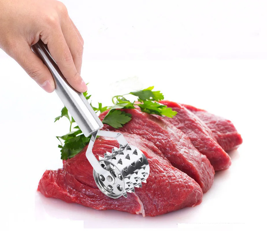 Aiguille à Brider Inox 200 Mm – Poignée Plastique, Acier Forgé, Pour Viande Et Charcuterie – Épaisseur 6,5 Mm