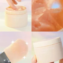 Nova chegada corpo esfoliante esfoliante suave remover a pele de frango pêssego tratamento corporal remover a aspereza esfoliar envelhecimento da pele