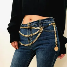 Сексуальная Серебряная золотая металлическая цепочка на талию с кисточкой и блестками, Многослойные женские трендовые пляжные Украшения для тела в стиле бохо