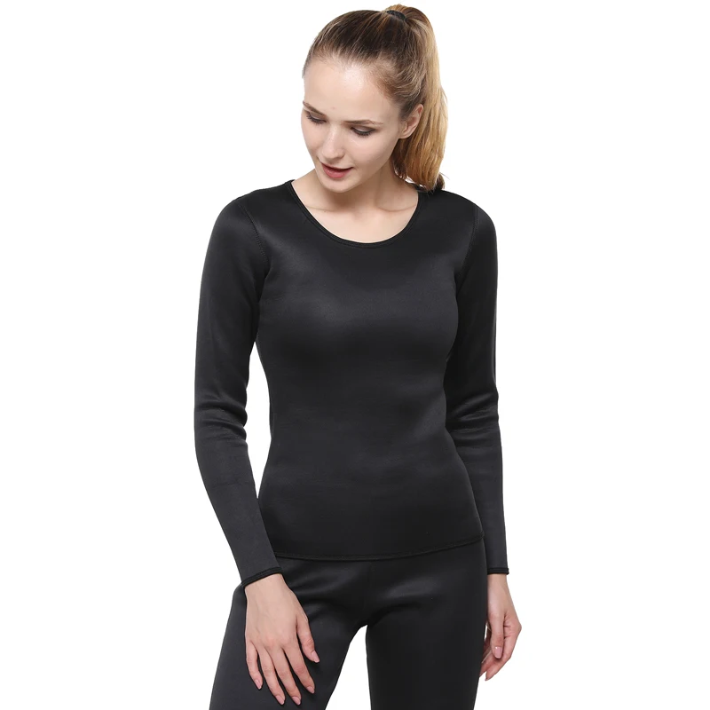 Neoprene Women Seamless Sweat Sauna Plus Size Fitness Tops Black Long Sleeve Short Sleeve Shirt Body Shaper Fashion Slim Shirts custom t shirts