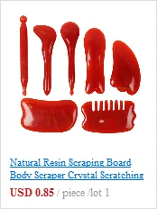 Beeswax/Jade Guasha Scraping Massage Scraper Face Massager Acupuncture Gua Sha Board Acupoint Face Eye Care SPA Massage Tool