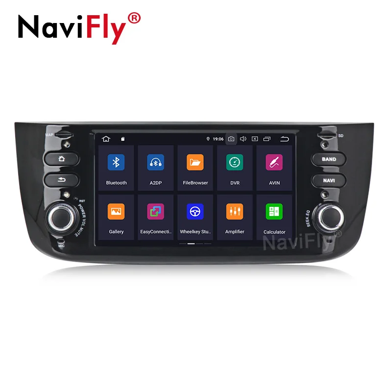 4+ 64G Android 9,0 автомобильный dvd мультимедиа палер gps для Fiat Punto 2009- Linea 2012- радио gps-навигатор RDS Авто