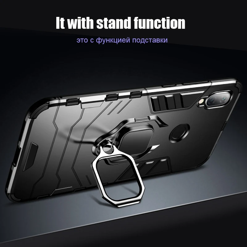 

Armor Phone Case For iPhone 11/11 Pro Max 6/6S/7/8 Plus X/XS Max XR 5/5S Shockproof Case Finger Ring Holder Magnetic Cover Coque