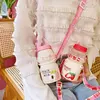 480ml Plastic Water Bottle Cute Tour Drinking Bottles Shaker Yakult Shape Kawaii Milk Carton Glass Water Bottles For Girl Bidon 4