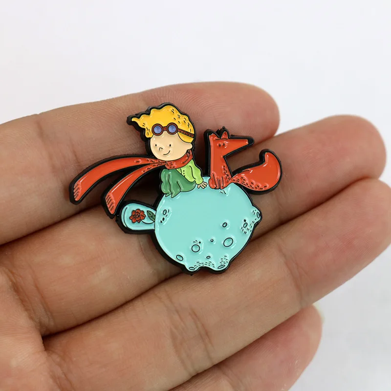 CA710 Урсула Dexter's Lab металлические эмалированные булавки и броши для женщин Маленький принц нагрудные булавки рюкзак сумки значок коллекция подарки