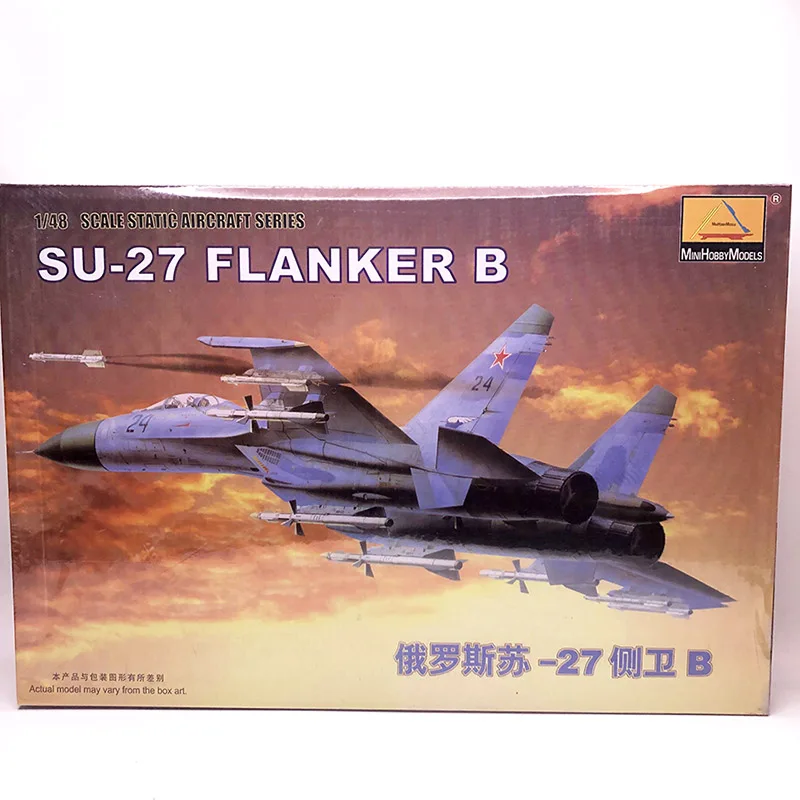 1/48 военный самолет модель сборки современного российского Air Force Su 27 Фланкер B