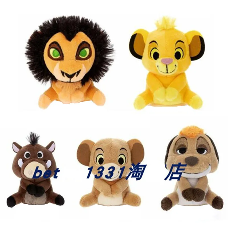 Король Лев мини сидя Simba шрам Pumbaa кабан Тимон Нала плюшевые игрушки милые мягкие животные мальчики дети игрушки для детей