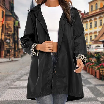 

Women Long Coat Waterproof Outdoor Windbreaker Rain Coat For Camping Cycling Riding Poncho Rainwear Hooded Rain Jacket