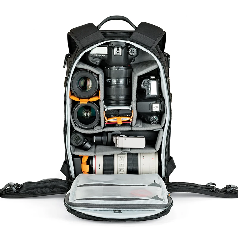 Lowepro ProTactic 450aw II shoulder camera bag SLR camera bag Laptop backpack with all weather Cover 15.6 Inch Lapto