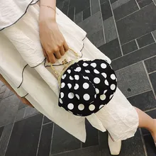 Новинка года.. Модная женская сумка с заячьими ушками. Сумка через плечо в горошек. Прямая поставка# L729