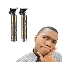 Rechargeable  Cordless Zero Cutting Bald Hair Trimmer Shaver Barber Engraving Styling Hair Clipper Machine 1