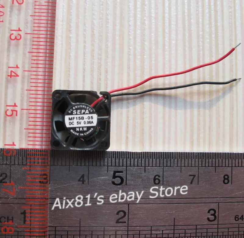 15x15x4 мм супер маленький бесщеточный 5V 0.06A вентилятор мини миниатюрный веер F Raspberry