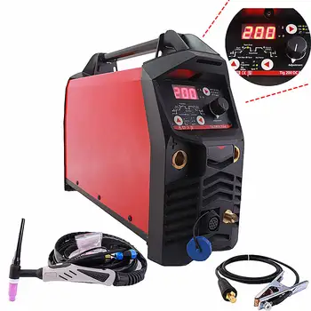 Best Professional Digital TIG 200A Pulse Welding Machine Hot Start HF Ignition Anti Stick Arc Force CE IGBT Inverter MMA TIG Welder