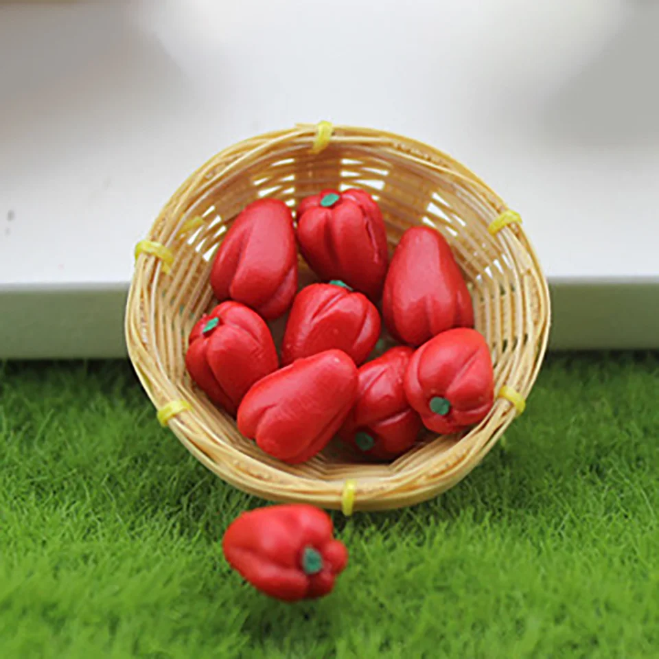 18 stuks miniatuur poppenhuis accessoires van hars, 1