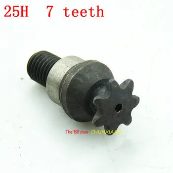 

Good quality 2pcs /4pcs 7 T tooth the pinion of Front Sprocket Clutch Drum Gear Box part for 47cc 49cc Pocket Bike 25H chain