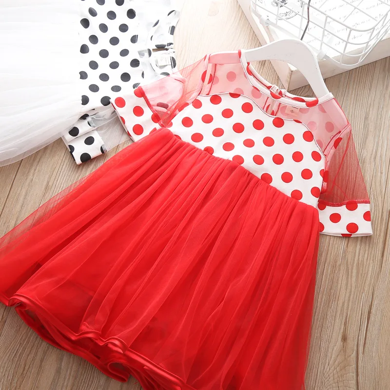 Детское платье элегантные платья для маленьких девочек вечерние платья принцессы с юбкой-пачкой, праздничная одежда, Красное Кружевное платье belle детские платья, одежда милое бальное платье