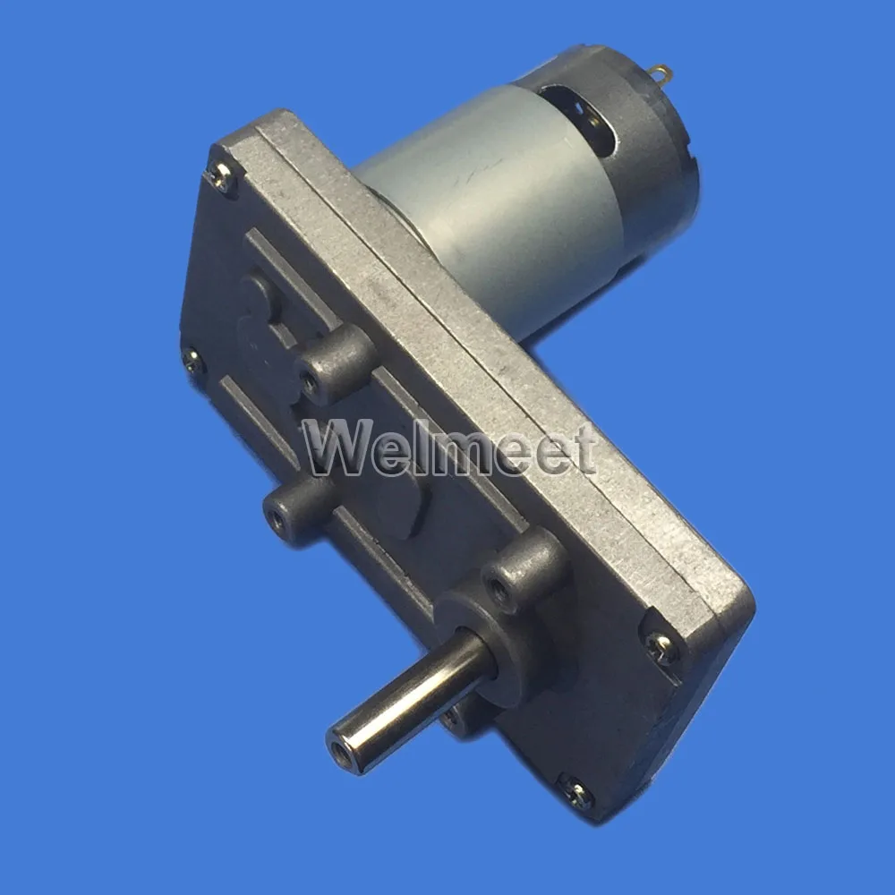 DC 3V-12V 30-130RPM Mini Worm Gear Geared DC Motor Gearbox Speed Reductor Motor