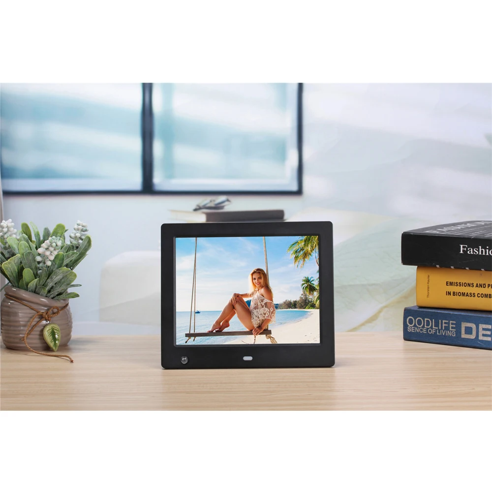 Digital Photo Frame 8" Screen Calendar Support 720p Hd Video Player Home  Decoration Pictures Display Album - Digital Photo Frames - AliExpress