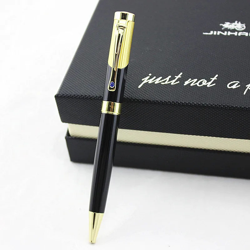 Высокое качество jinhao ручка металлическая подарочная ручка офисные школьные принадлежности Ручки для письма шариковые ручки кожаная сумка для карандашей выбор - Цвет: W