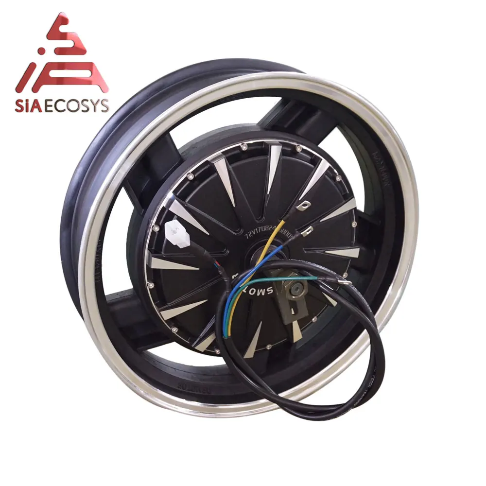 US $174.30 New Design QS Motor 1635inch 48V60KPH 2000W 260 35H V112 EMotorcyle Wheel Hub Motor