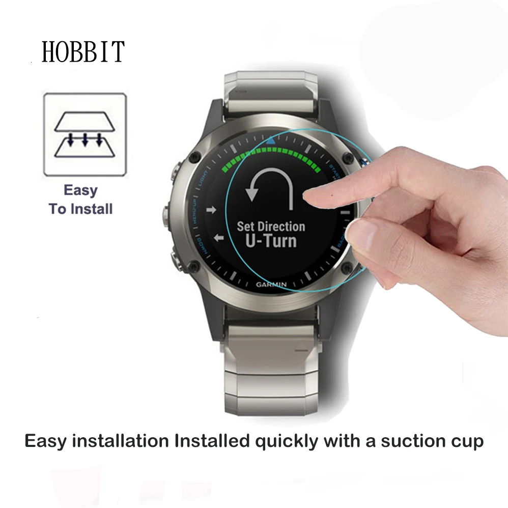 2 упаковки для Garmin Quatix 5 0,3 мм 2.5D 9H прозрачное закаленное стекло Защита экрана Спортивные gps Смарт-часы ЖК-экран Защитная пленка