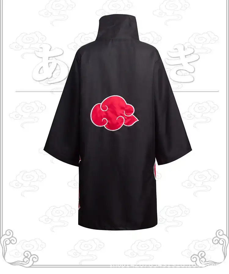 S Xxl Naruto Costume Akatsuki Cloak Cosplay Sasuke Uchiha Cape Cosplay Itachi Cl Unisex Leadeq Specialty