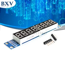MAX7219 LED matrice de points 8 chiffres Module de contrôle d'affichage de Tube numérique 3.3V 5V microcontrôleur pilote série 7 segments
