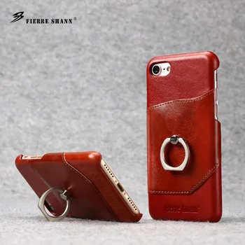 

Knight PU Leather Case for iPhone X XS XS Max XR Case Finger Ring Cover for iPhone 6 6S 7 8 Plus 7Plus 8Plus Back Cover Shell