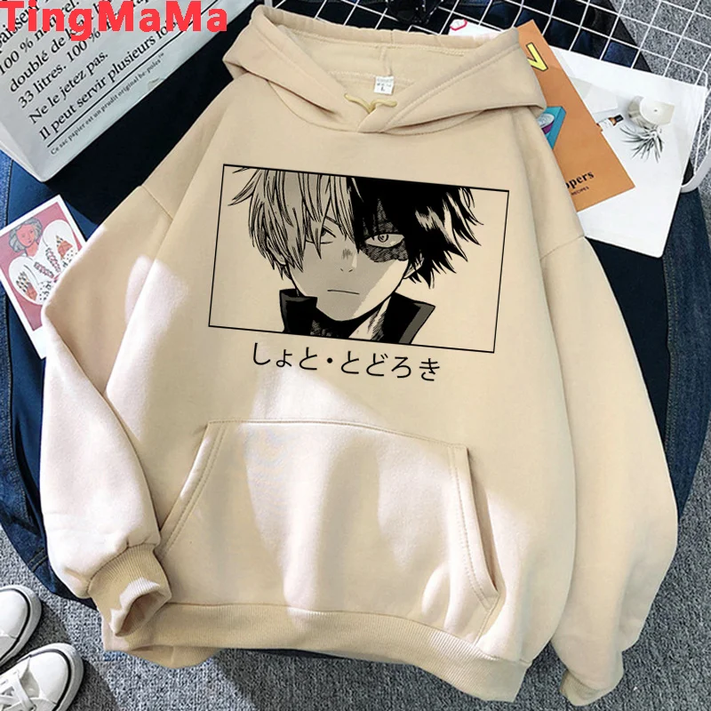 

My Hero Academia Shoto Todoroki Dabi Bakugou hoodies male harajuku printed Korea Ulzzang male clothing hoody y2k aesthetic