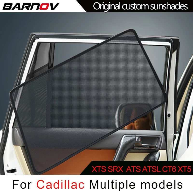 

BARNOV Car Special Curtain Window SunShades Mesh Shade Blind Original Custom For Cadillac XTS SRX ATS ATSL CT6 XT5