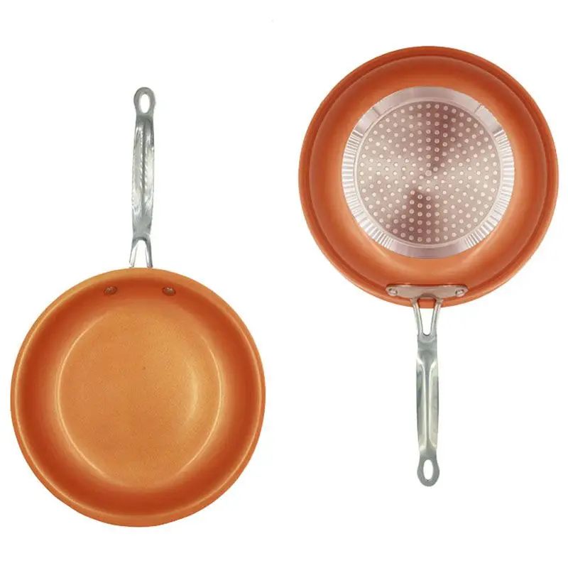 Non-Stick Frying Pan Copper Red Pan Induction Frying Pan Frying Pan Saucepan Oven Dishwasher Safe 8 Inch Anti-Baking Frying Pan Non-Stick Frying Pan Copper Red Pan Induction Frying Pan Frying Pan Saucepan Oven Dishwasher Safe 8 Inch Anti-Baking Frying Pan