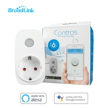 BroadLink SP3s Smart Wifi Power Plug Outlet 16A EU Socket Voice remote Control Work with Amazon Alexa Google Home IFTTT For Home qiachip uk plug standard wifi low power smart home outlet light lamp switch socket remote control switch work with amazon alexa