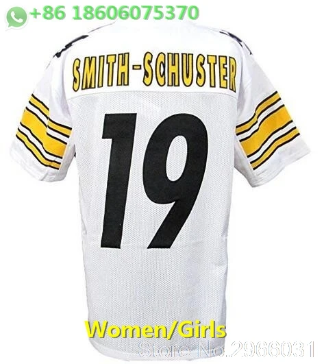 A+++ качественная женская майка JuJu Smith-Schuster 19 Ryan Shazier 50 Питтсбург