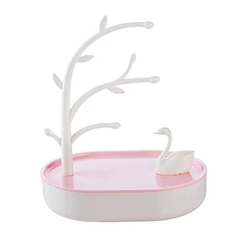 

Jewelry Organizer Include Swan Ring Holder Jewelry Tree Bracelet and Necklace Holder Jewelry Tray and Jewelry Storage Home Decor