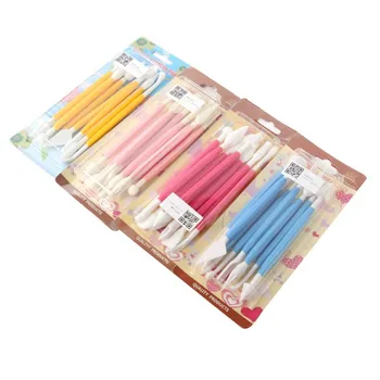 

16 Patterns Fondant Cake Decorating Flower Sugarcraft Modelling Tools Clay Tip Birthday Cake Tool Set 8pcs