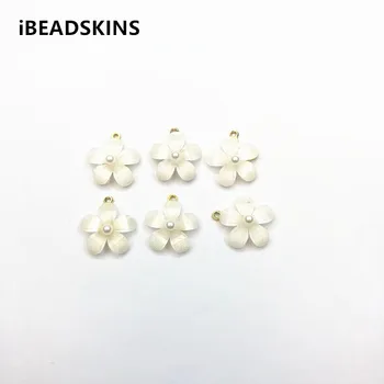 

New arrival! 23X21mm 100pcs Resin rhinestone Flower shape Charm for Necklace Earrings DIY,Earrings parts,hand Made Jewelry DIY