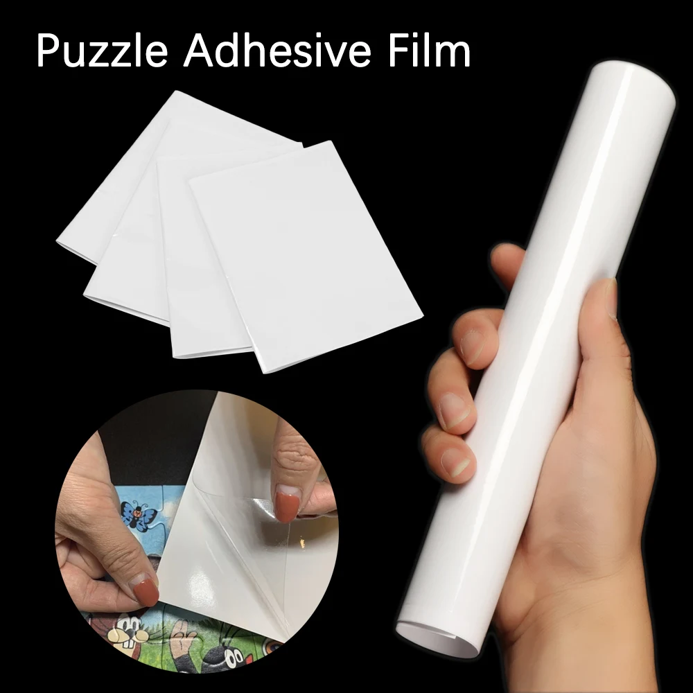Clear Matte Adhesive Film For Puzzle Protective For Crafts Transfer Tape Paper Window Self Adhesive Drawer Shelf Liner Privacy Puzzles Aliexpress