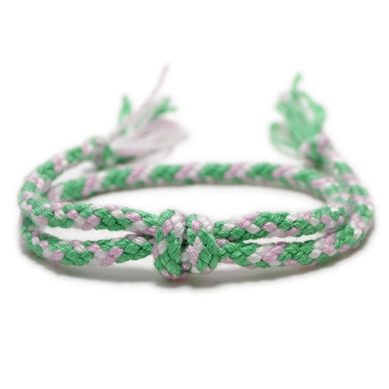 Woven Tibetan String Bracelets & Bangles Tassel Knot Charm - Image 4