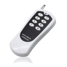 Universal rf 433 mhz transmissor de controle remoto sem fio digital código aprendizagem mini para interruptor remoto 2/4/6/8/10/12 botão 2262