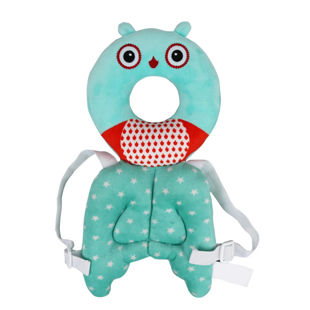 owl Милый мягкий мультяшный детский коврик для защиты головы, подушка для подголовника, регулируемая защита для спины, безопасная Подушка для кормления, защита от падения - Цвет: owl
