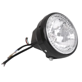 

Motorcycle Motor Bike 7' Round Headlight Amber LED Turn Signal For