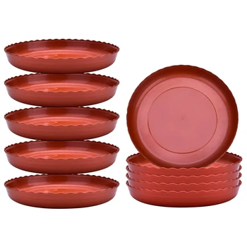

Hot Sale 15PCS Plant Saucer 8 inch Plastic Flower Pot Drip Trays for Indoor Outdoor Plants Flower Pot Round