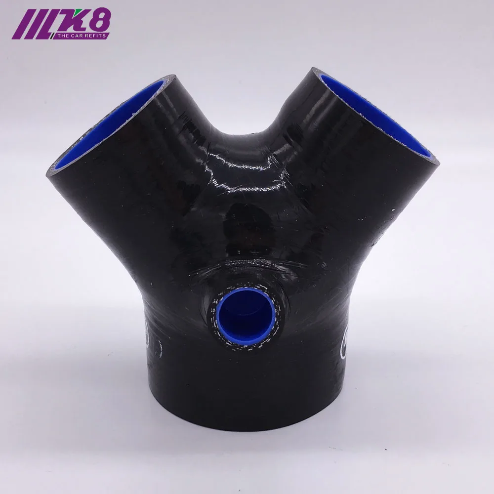Silicone Throttle Body Boot BLUE HOSE PIPE FOR  Audi A6 S4 2.7T PRO Y-JIONT 99-02 (1Pcs) Red/Blue/Black